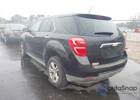 2016 Chevrolet Equinox Ls from USA, damaged, VIN 2GNALBEK8G6120512